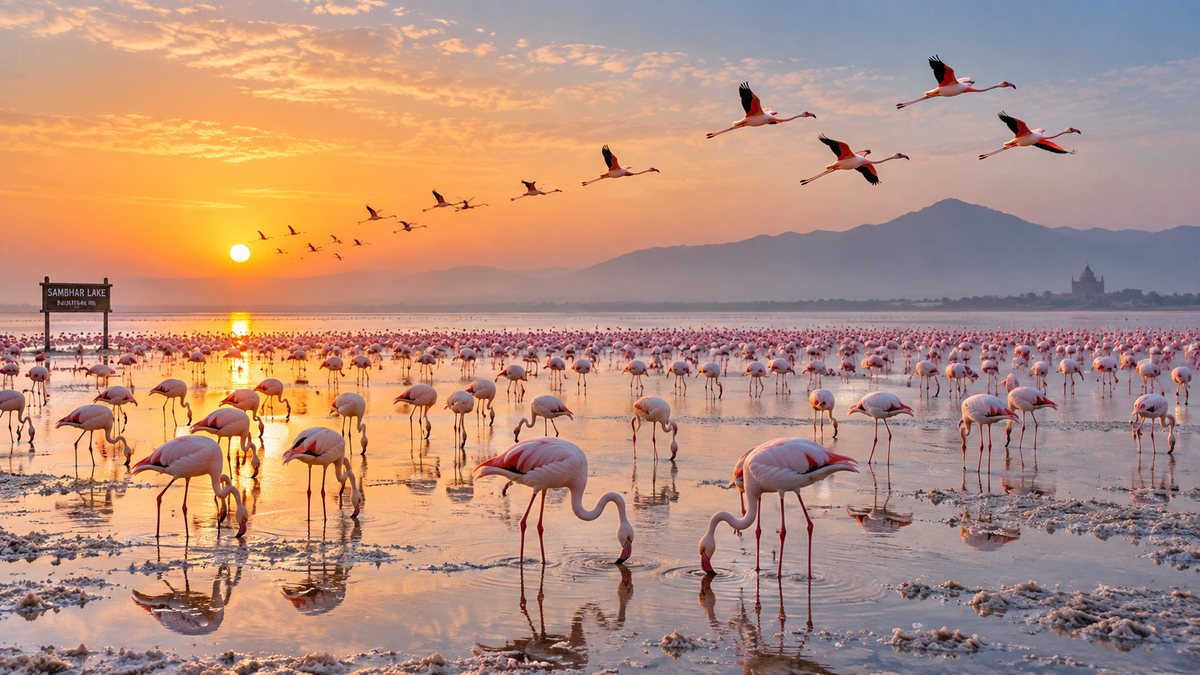 Sambhar Lake, Rajasthan